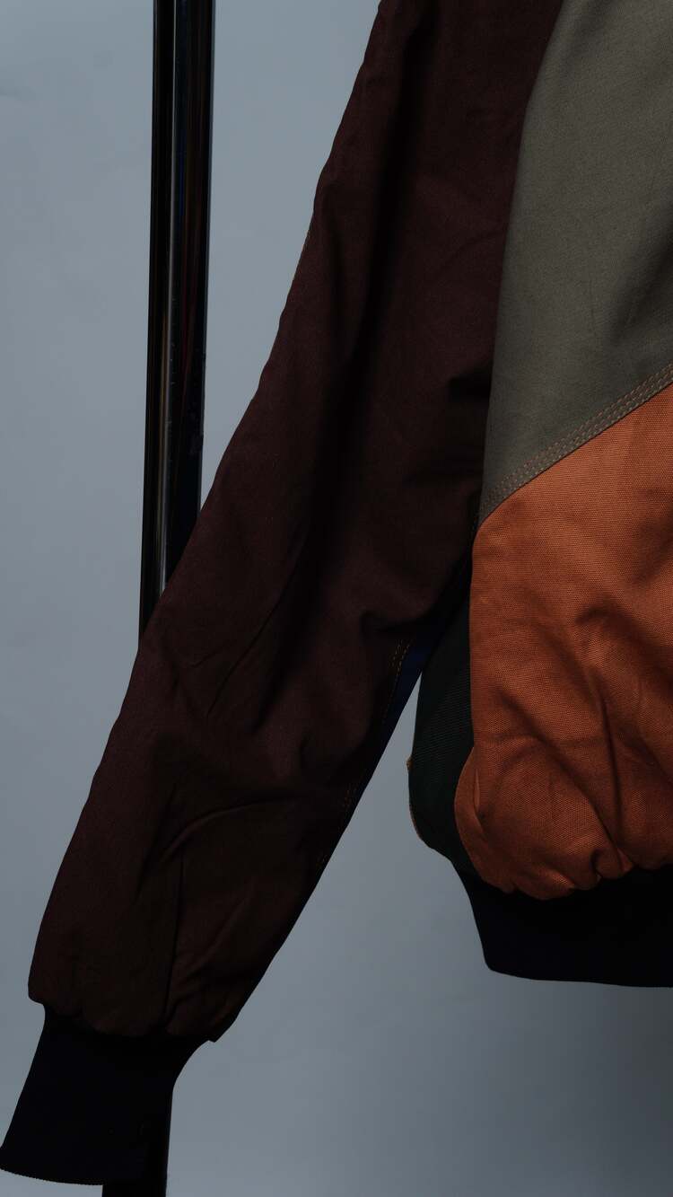 Workwear Colorblock Geometric Jacket Size M - Picture 6 of 7